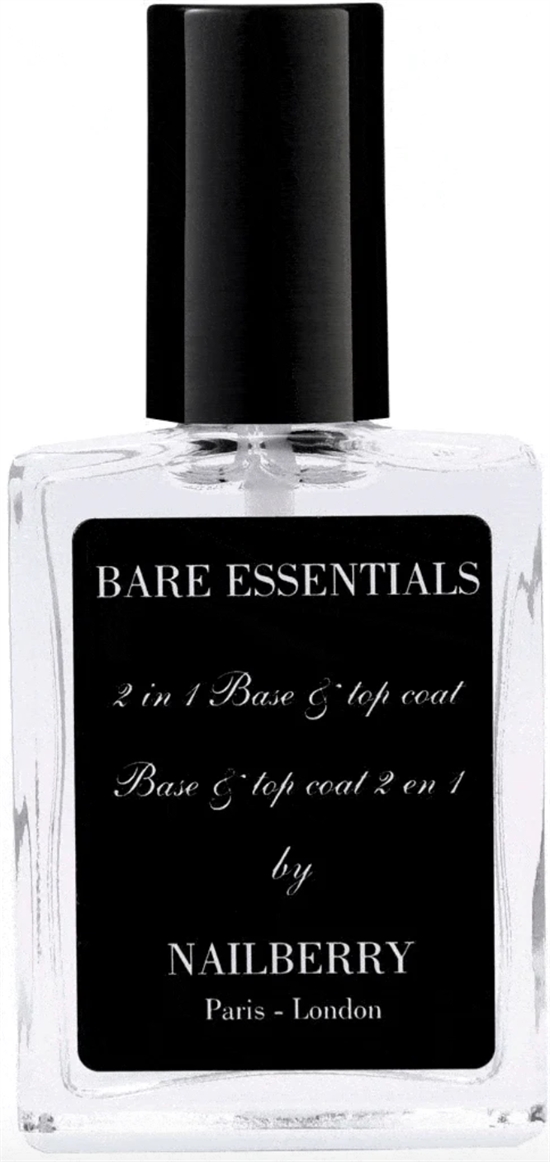 NAILBERRY Neglelak - Bare Essentials Base & Top Coat, Clear